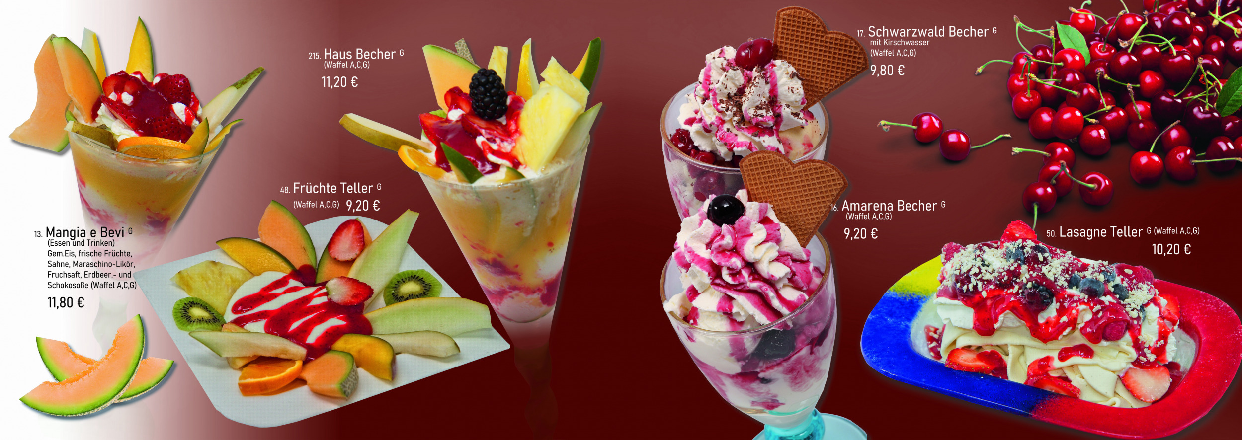 Eiskarte Beispielseite